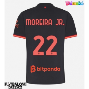 AC Milan Diego Moreira #22 Dámské Alternativní Dres 2026-27 Krátký Rukáv AC Milan Diego Moreira #22 Dámské Alternativní Dres 2026-27 Krátký Rukáv